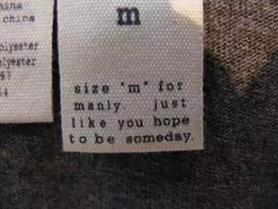 衣服m号