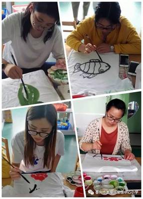 如何在t恤上画画
