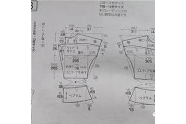 短袖裁剪图