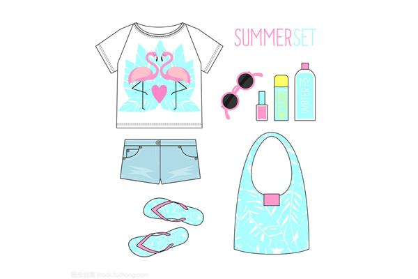 夏季的衣服