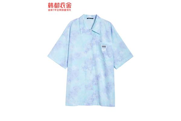 扎染衬衫