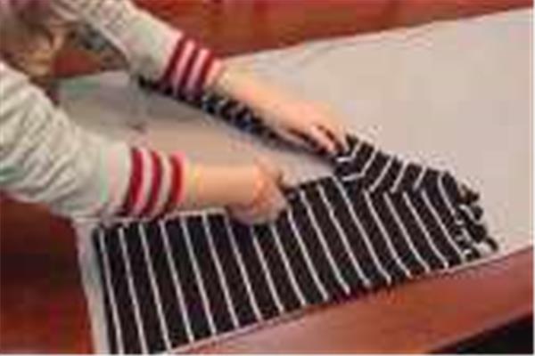 裤子叠法视频