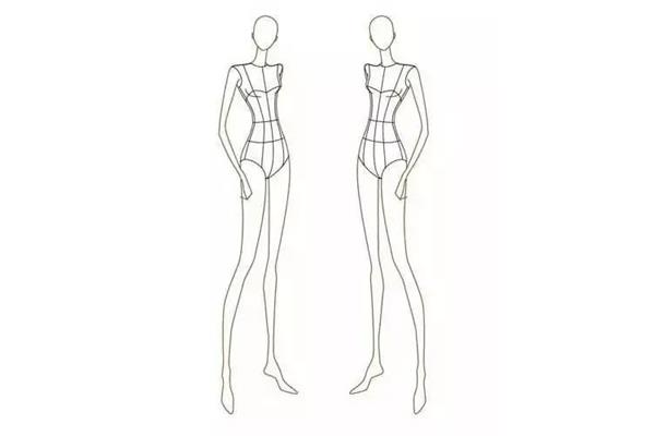 服装效果图模特