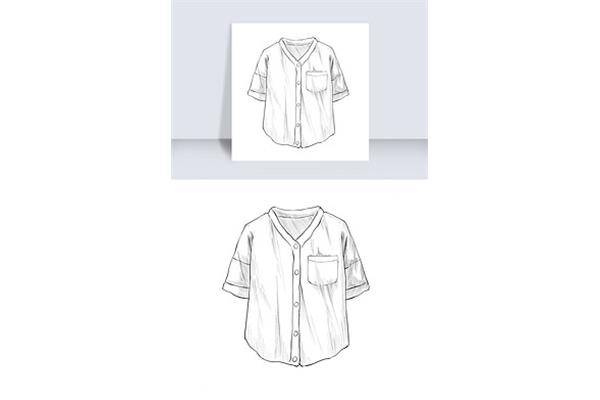 简笔画衣服 服装款式图怎么画