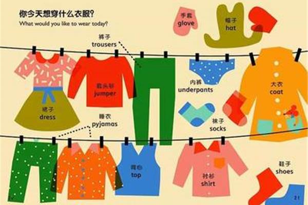 大衣的英语单词