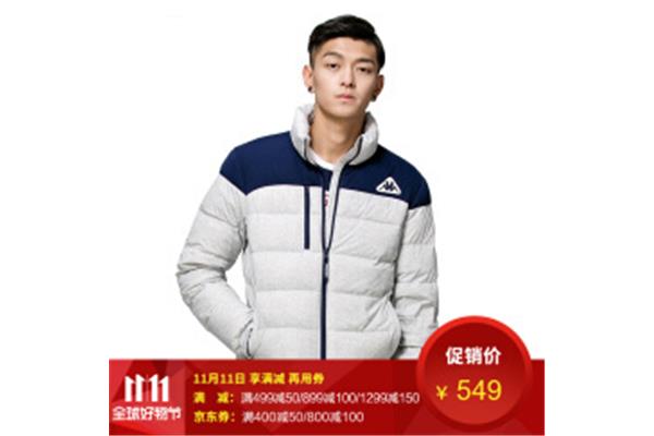 背靠背羽绒服男款