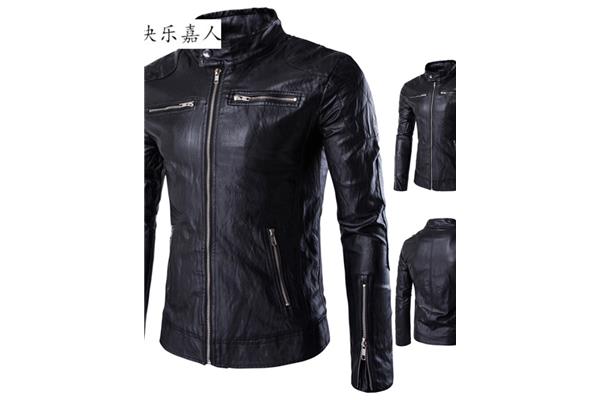 机车服皮衣