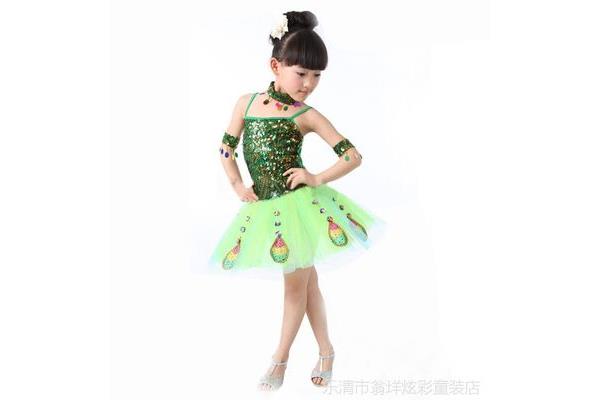 儿童孔雀服装