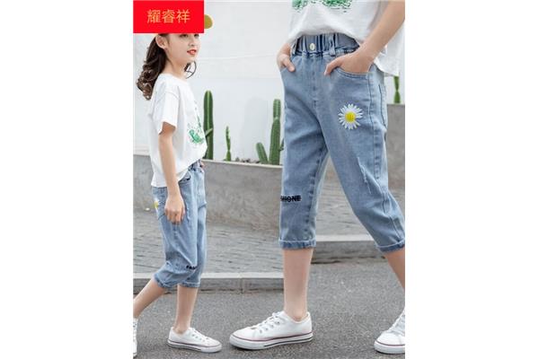女童牛仔裤