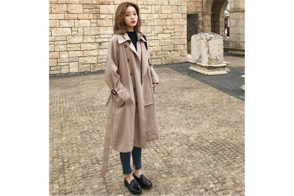女风衣长款