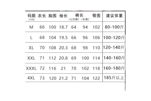 裤子m码