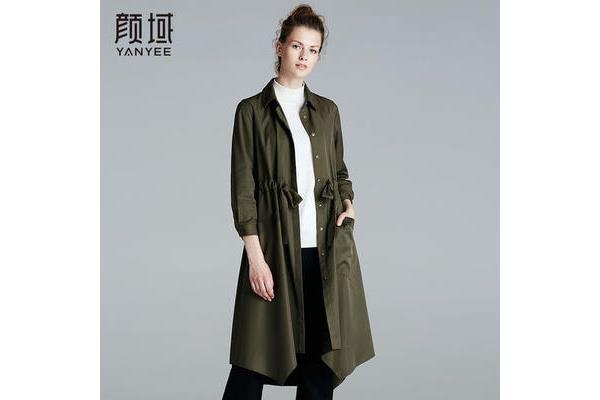 秋款风衣女装 中老年人风衣女装
