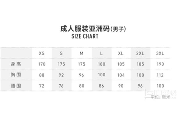 m尺码是多大 买衣服m是多少码?