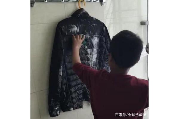 在家洗羽绒服